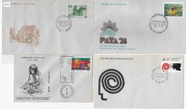 4 FDC Indien