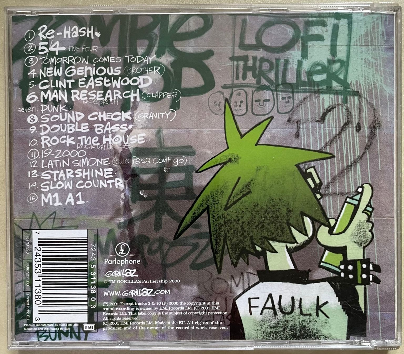 CD: Gorillaz - Gorillaz (Damon Albarn) – Usato da Brunnen venduto da Barfly5 1