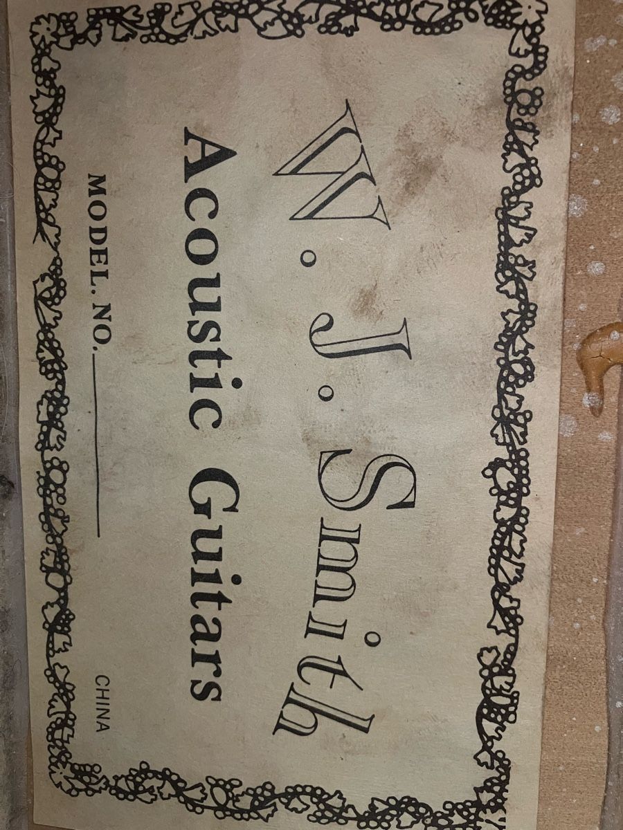 Strumenti musicali: W. J. Smith Akustik-Westerngitarre – Usato da Bern venduto da stuggeli11 3