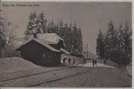 Gare des Pleiades en hiver im Winter