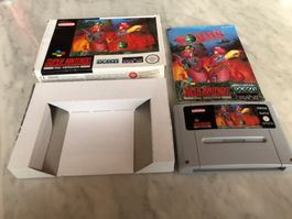 WORMS SPIEL FÜR SUPER NINTENDO IN ORIGINALSCHACHTEL
