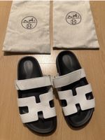 Hermes Izmir Sandalen Weiss Gr. 38,5 Top Zustand Sommer Mode