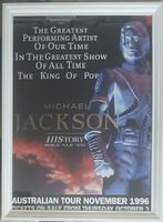Michael Jackson History World Tour 1996 framed poster 50x70