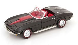 CHEVROLET CORVETTE  L-71 ROADSTER 1971 SCHWARZ/ROT 1:18 ERTL
