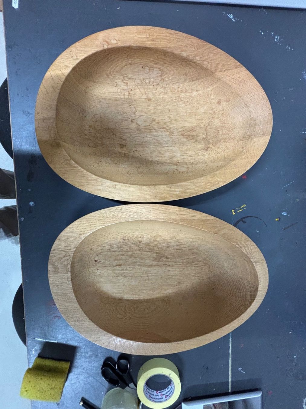 Coupes: Gr. Deckelschale von Rickenbach solid Wood Designklassiker – D'occasion à rotkreuz par baudisch 4