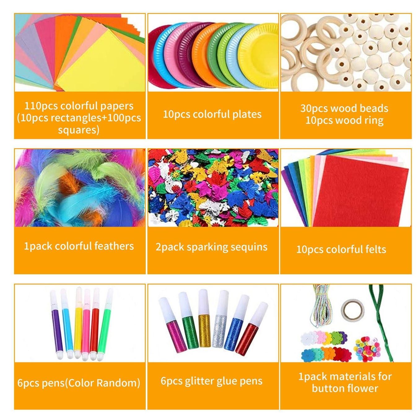 Kit bricolage: 2000+Stück Bastelkoffer Bastelset Kinder – Nuovo (secondo la descrizione) da Thun venduto da 365buy 1