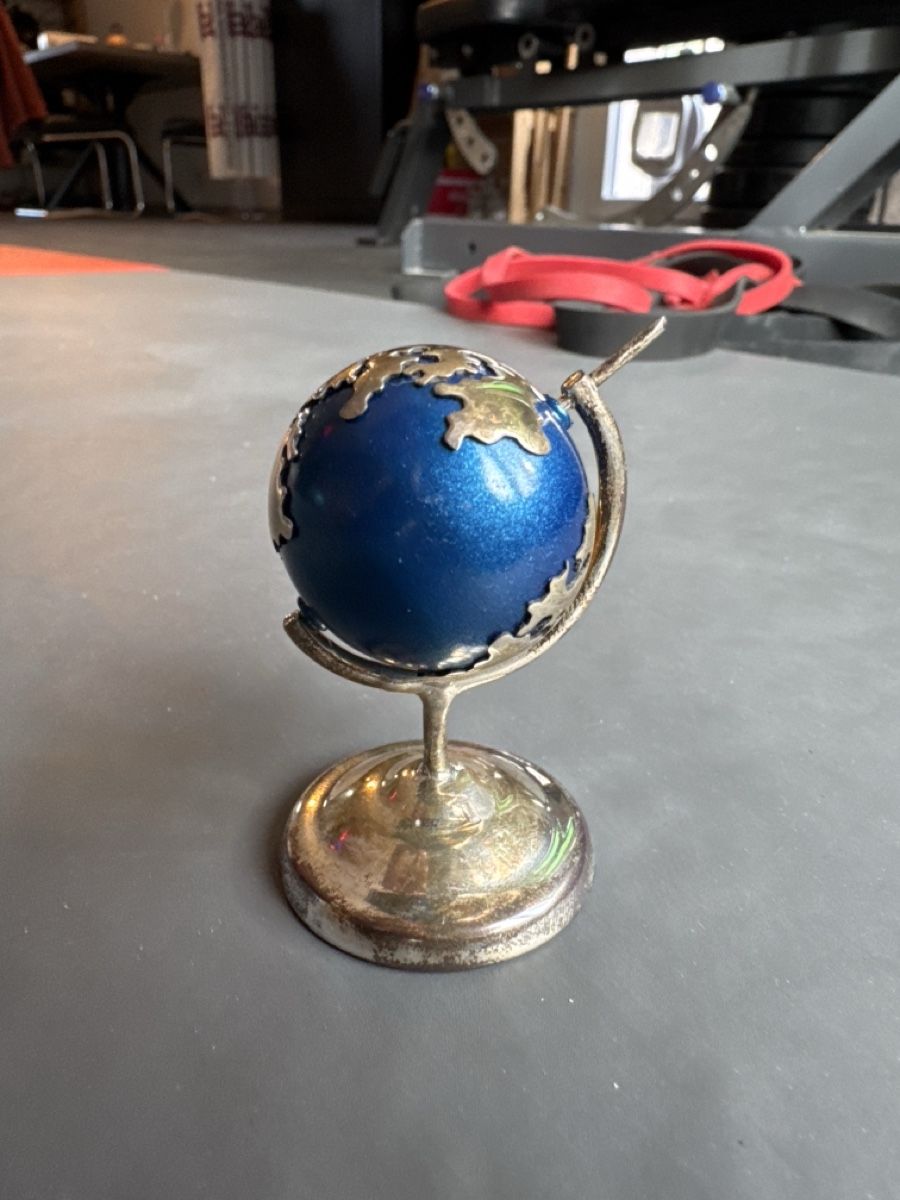 Sonstige Dekorationen & Accessoires: Vintage Sterling SILVER 925 Globe - Bells Inside  w Rotation – Gebraucht aus Pâquier-Montbarry von ada_w658 1