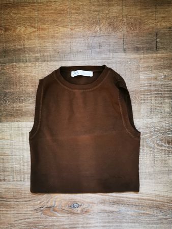 Zara Top, Gr. M, Braun, Sommer Tanktop, Neuwertig