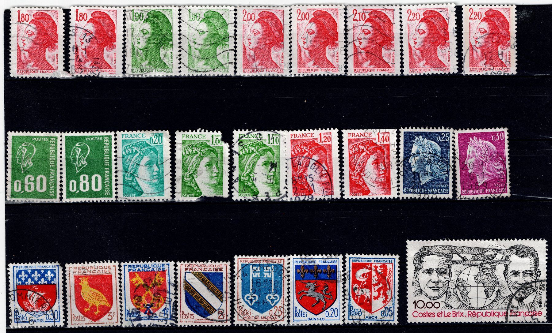 Tutti i francobolli: Briefmarken 90x Frankreich – Usato da Tenniken venduto da mik_6mxg 5