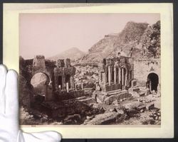 Fotografie Taormina, Runie des Teatro Gr