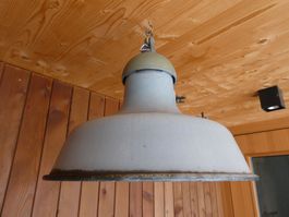 ARMA Hängelampe Industrielampe 40er 50er Jahre