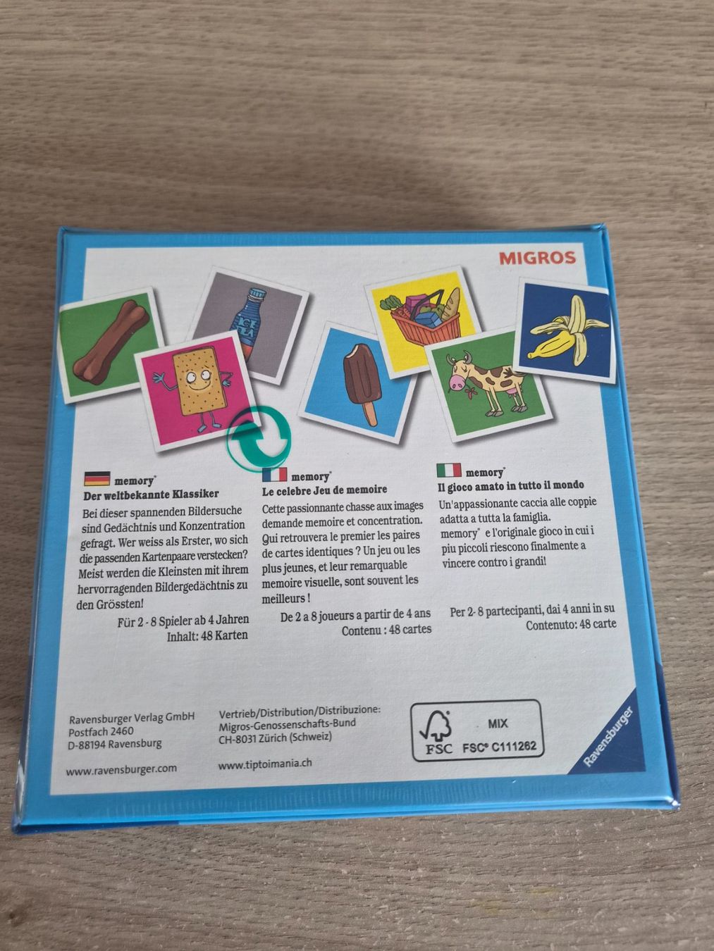 Ravensburger Spiele: Jeu memory Migros ravensburger – Neu und originalverpackt aus Marly von Mumu1723 1