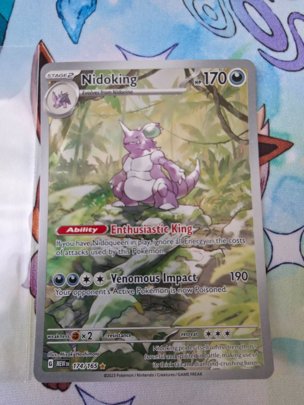 Pokémon Carte collezionabili: Nidoking 174/165 EN - 151 – Nuovo (secondo la descrizione) da Bözberg venduto da blooke
