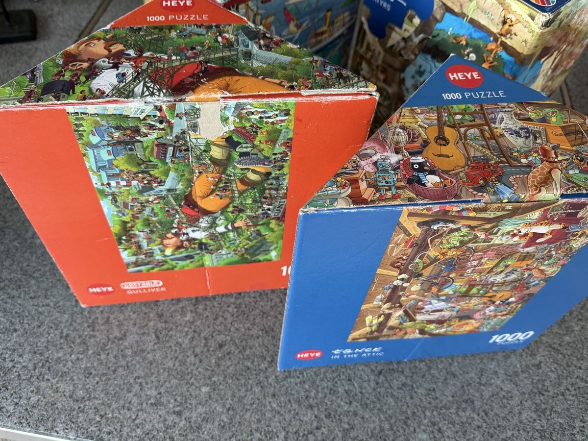 Heye Puzzle: 4 Stk Puzzle Heye 1000 Wimmelbild – Usato da Deitingen venduto da Himhip 4