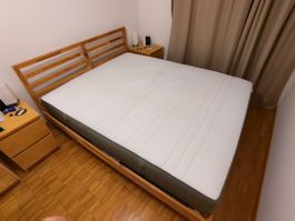 Ikea Bett Tarva mit Matratze 160 x 200cm