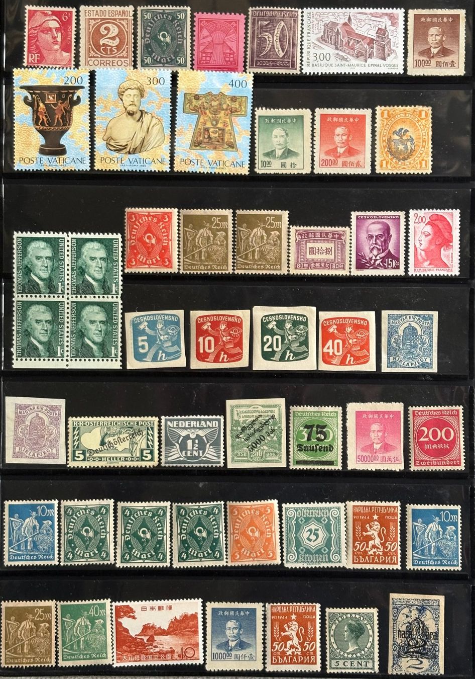 Alle Briefmarken: LOT BRIEFMARKEN INTERNATIONAL – Gebraucht aus Ostermundigen von Wyatt-Earp 1