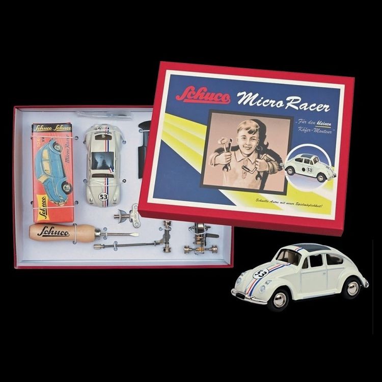 VW KÄFER SET, MICRO RACER HERBIE 53, Bausatz von Schuco | Kaufen auf ...