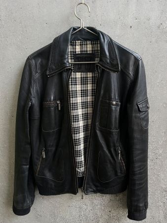 B&M Lederjacke (echtleder)