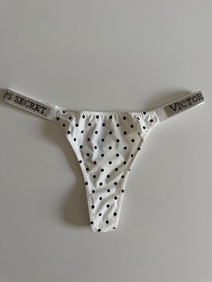 Victoria's Secret Altra biancheria intima: Victoria's Secret String Thong Polka Dot Size M New – Nuovo e nell'imballaggio originale da Gränichen venduto da Domsiiiii