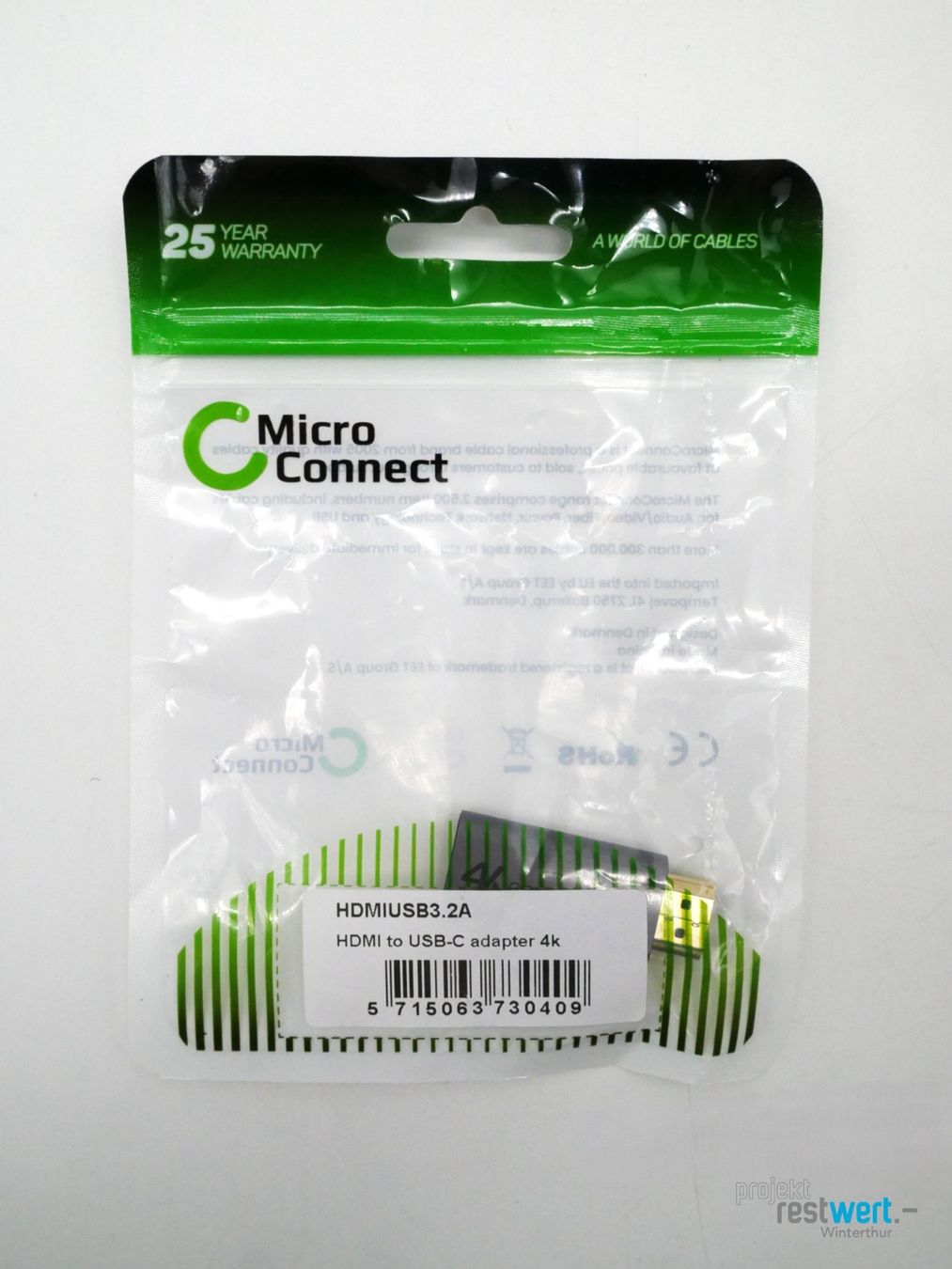 Adattatori: MICROCONNECT  HDMI (M) zu USB-C (F) 4K Adapter – Nuovo (secondo la descrizione) da Winterthur venduto da Restwert_Winterthur 4