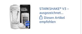 Elektrischer Shaker Starkshake V4 mit Starkpod-komplett neu
