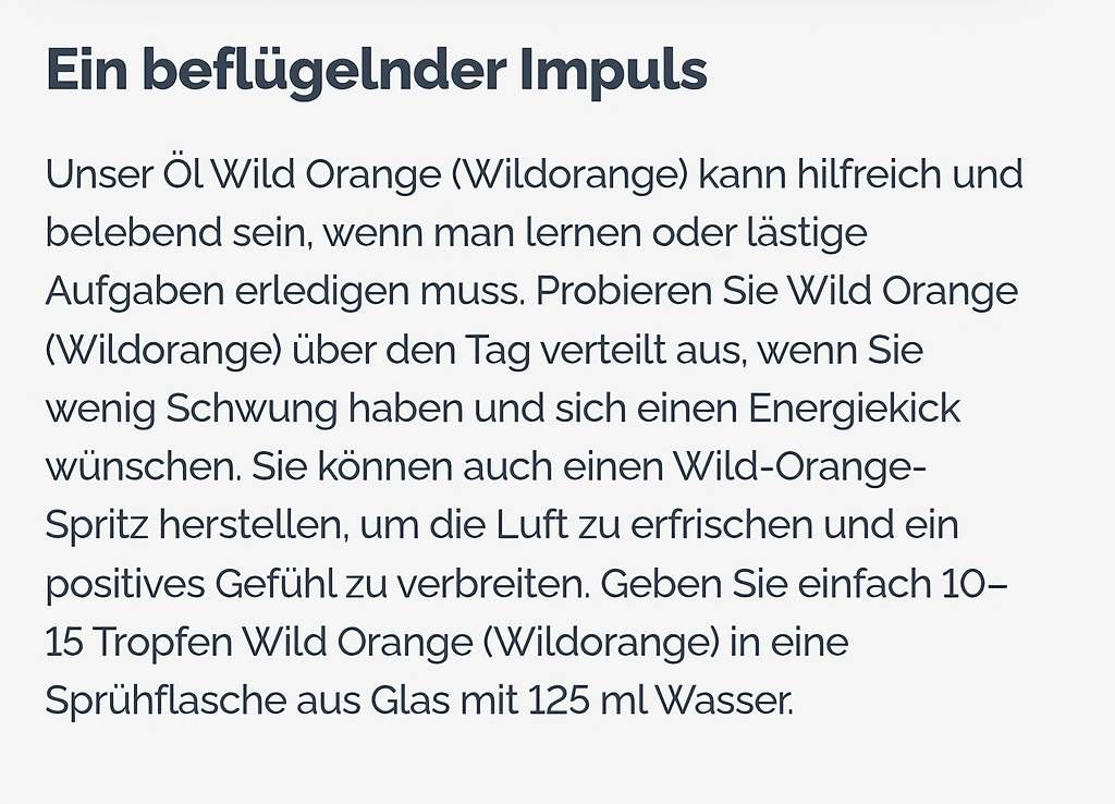 Doterra Oli essenziali: Dõterra Wild orange – Nuovo e nell'imballaggio originale da Lyss venduto da Infinia 3