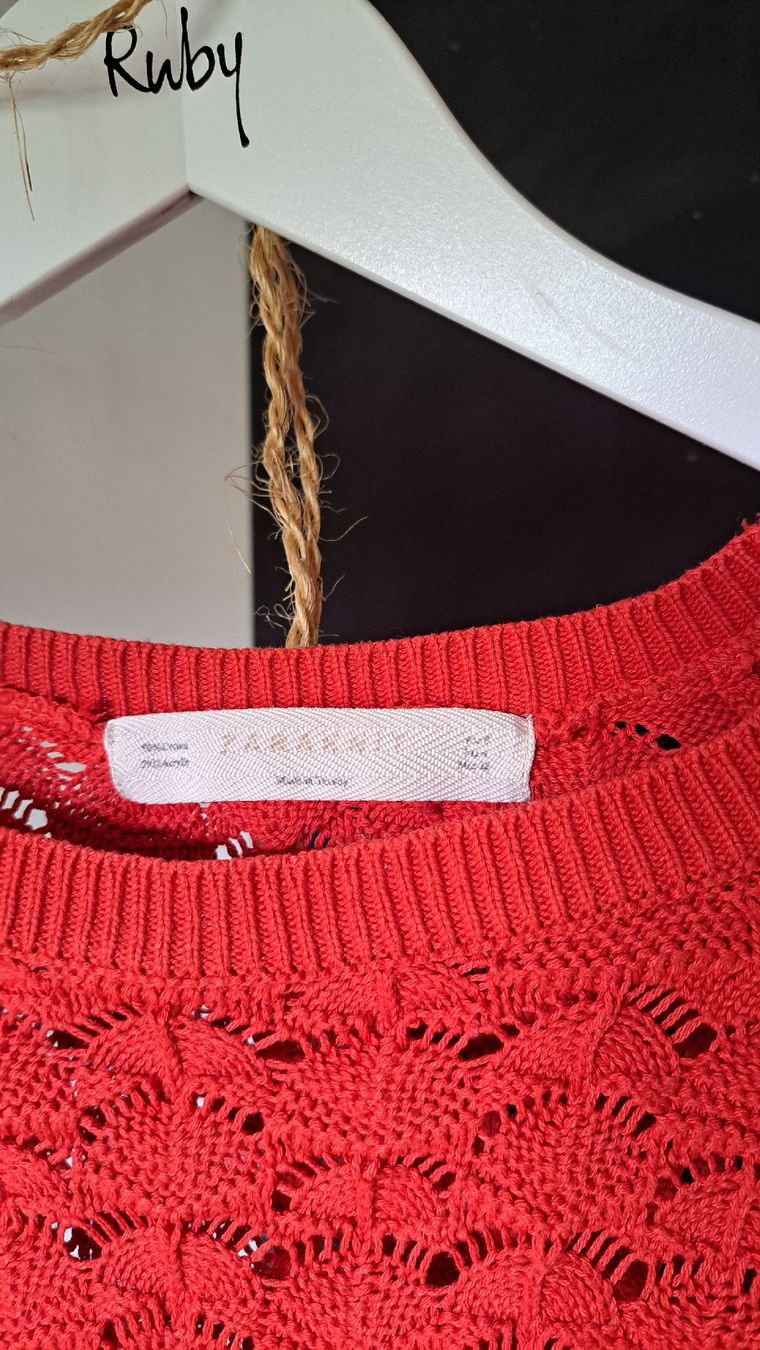 Zara Pulls & Sweat-shirts: ZARA KNIT Lochstrick Pullover Pulli S 36 38  – D'occasion à Mollis par Fauchi99 1