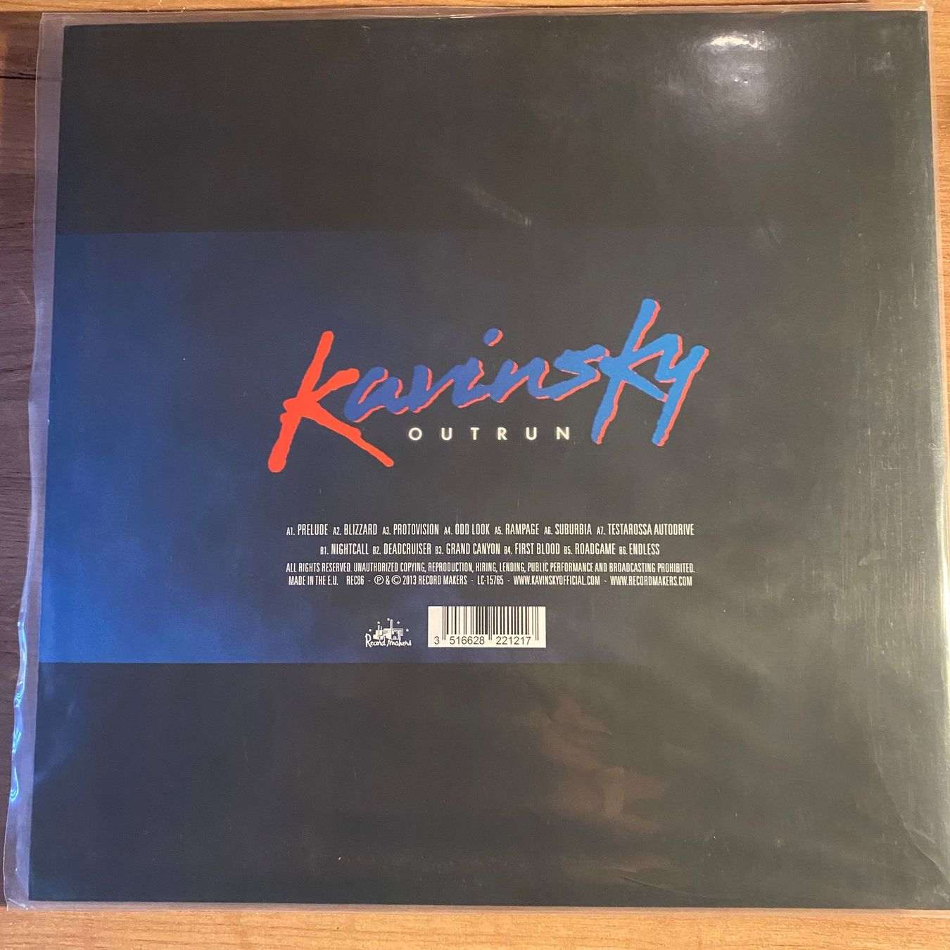 Schallplatten: KAVINSKY - OUTRUN..OG FR 2013 EX/EX  LP – Gebraucht aus Gals von Diskopat 1