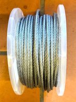 Drahtseil verz. Ø 6mm, Rolle 100 m. Kostenfreie Lieferung!