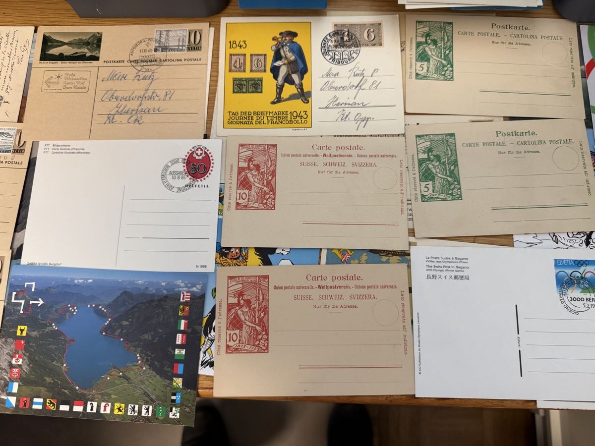 Cartoline postali: 80 PK/AK und Maximumkarten Schweiz ab Alt – Usato da Murgenthal venduto da Tina_4055 5