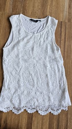 New Look Top, Weiss, Gr. M
