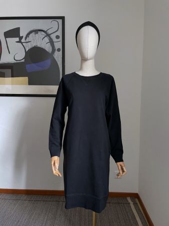 Sisley - Abito in felpa a maniche lunghe reglan, XS