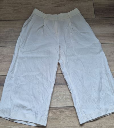 Weisse Sommerhose Culotte, Grösse 38 - ideal für warme Tage!