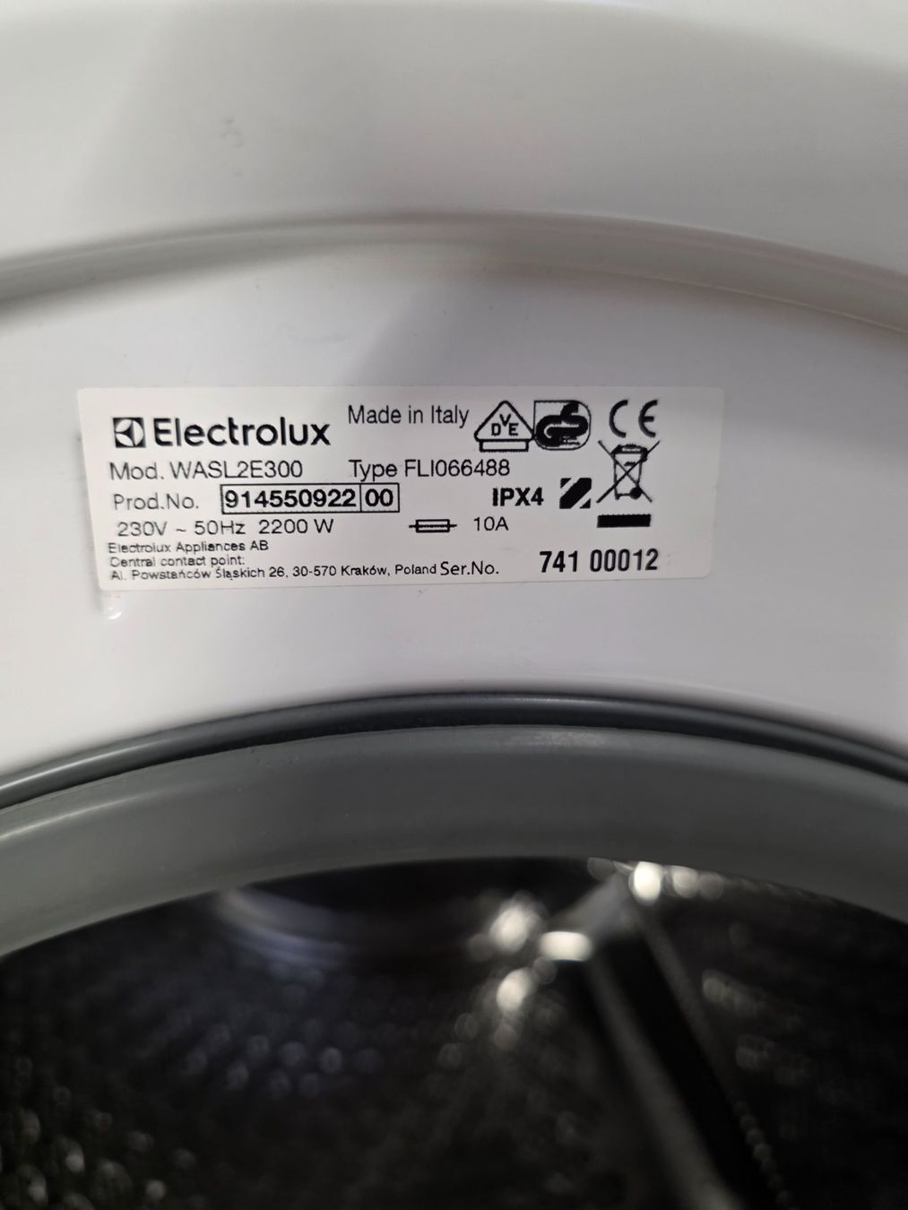 Electrolux Waschmaschinen: Waschmaschine Electrolux WASL2E300 – Defekt aus Buchs AG von msb05 4