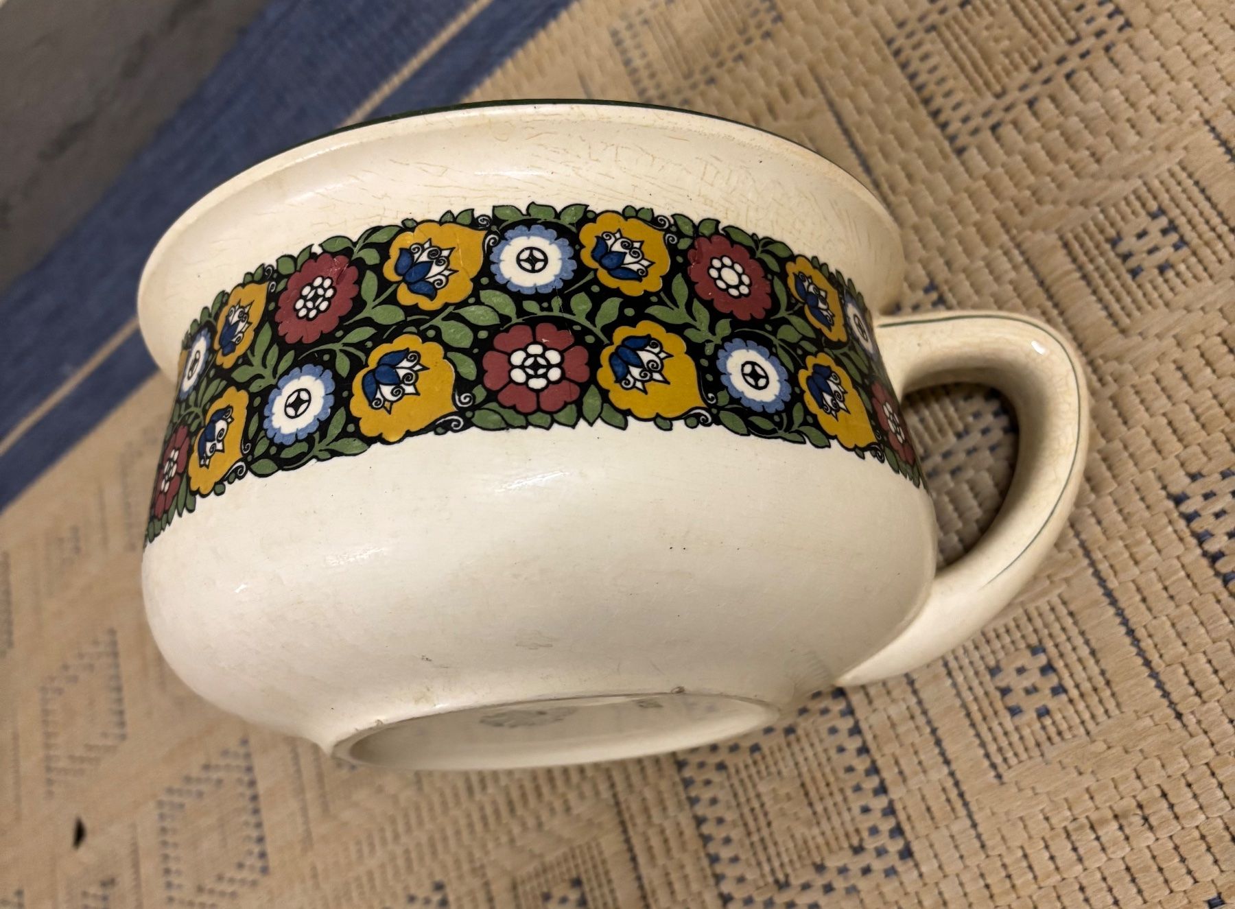 Pentole: Villeroy&Boch Antiker Nachttopf mit Blumenmuster – Usato da Bottmingen venduto da ann_ys87