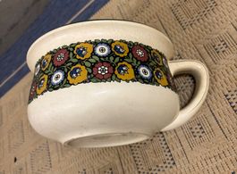 Villeroy&Boch Antiker Nachttopf mit Blumenmuster