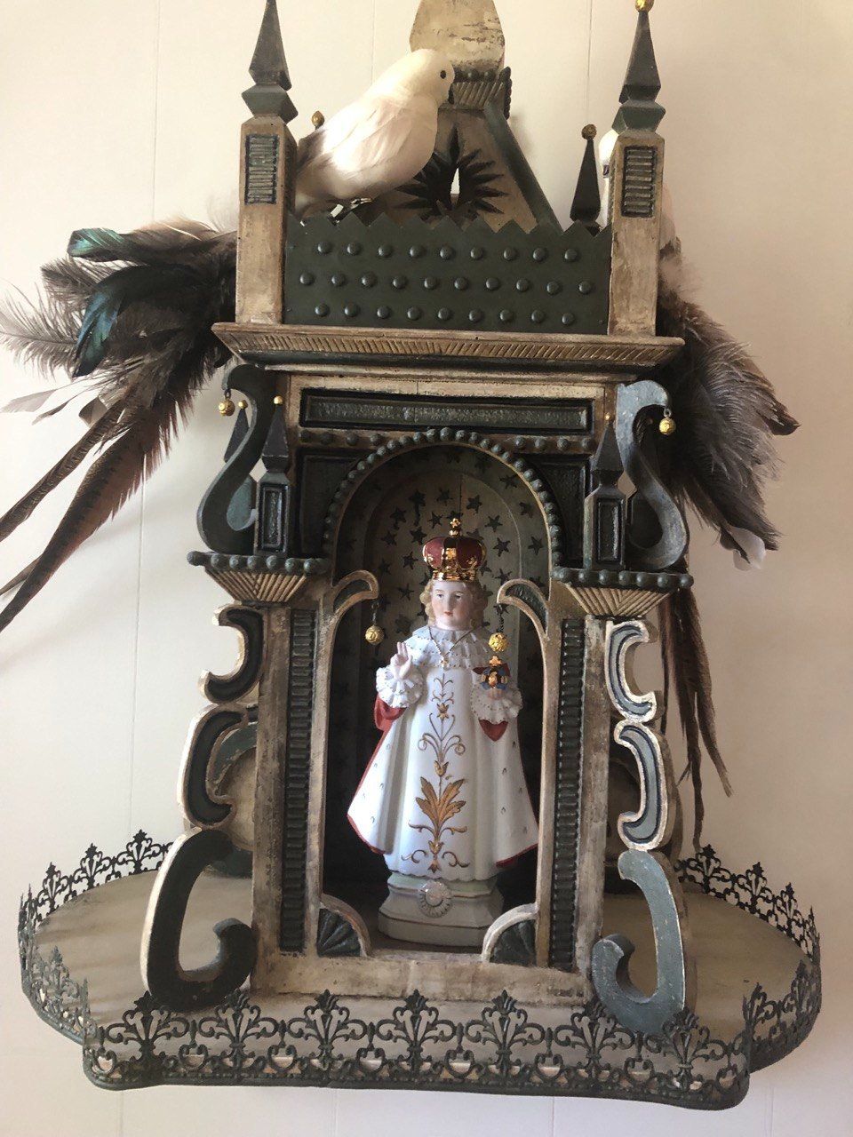 Skulpturen & Statuen: Antiker Altar ca. 1890 oder älter – Gebraucht aus Speicher von Ramtha1