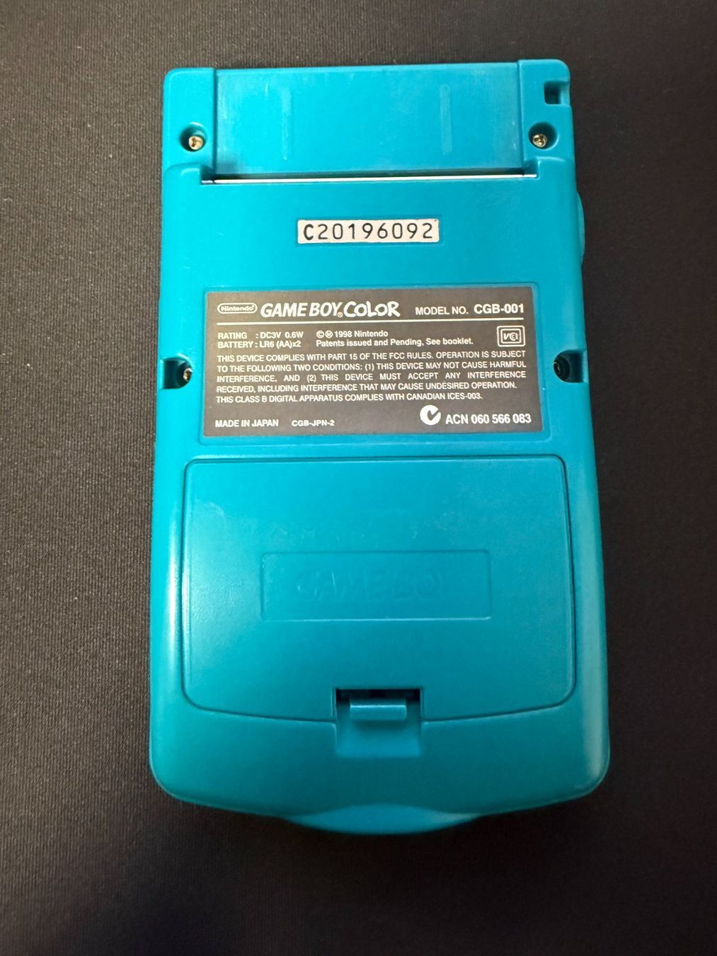 Nintendo Console: Nintendo Game Boy Color Turquoise - Console – Usato da Pont-de-la-Morge venduto da Darfal 1