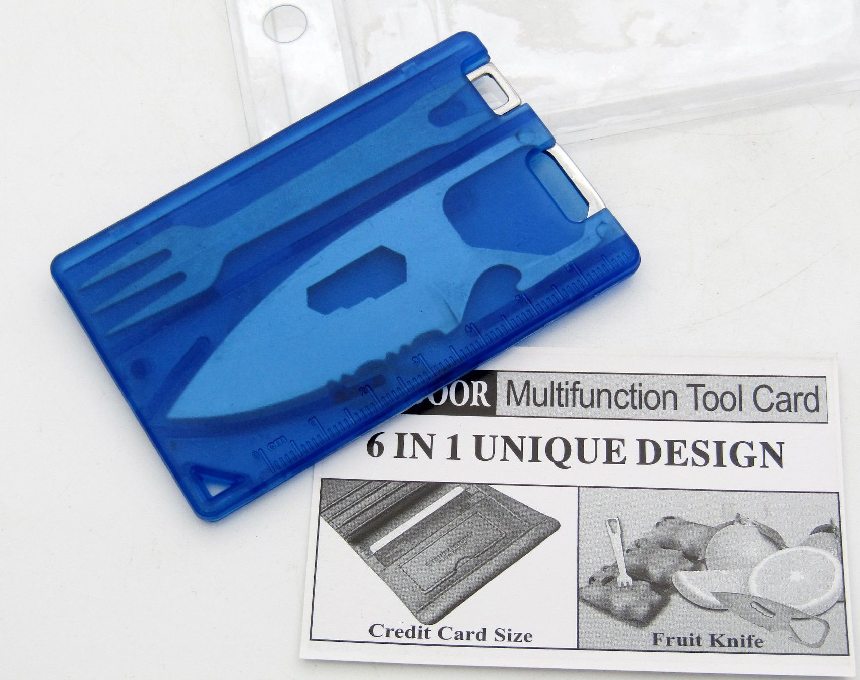 Coltelli tascabile: Micro Besteck,ToolCard, Messer + Gabel im Kreditkartenformat – Nuovo e nell'imballaggio originale da Berneck venduto da imp0308