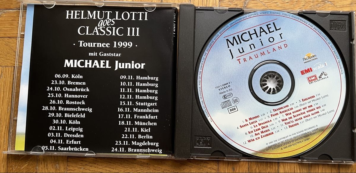 CD: Michael Junior - Traumland CD-Originale Concert 1999 – Usato da Dino venduto da ani_ypr9 1
