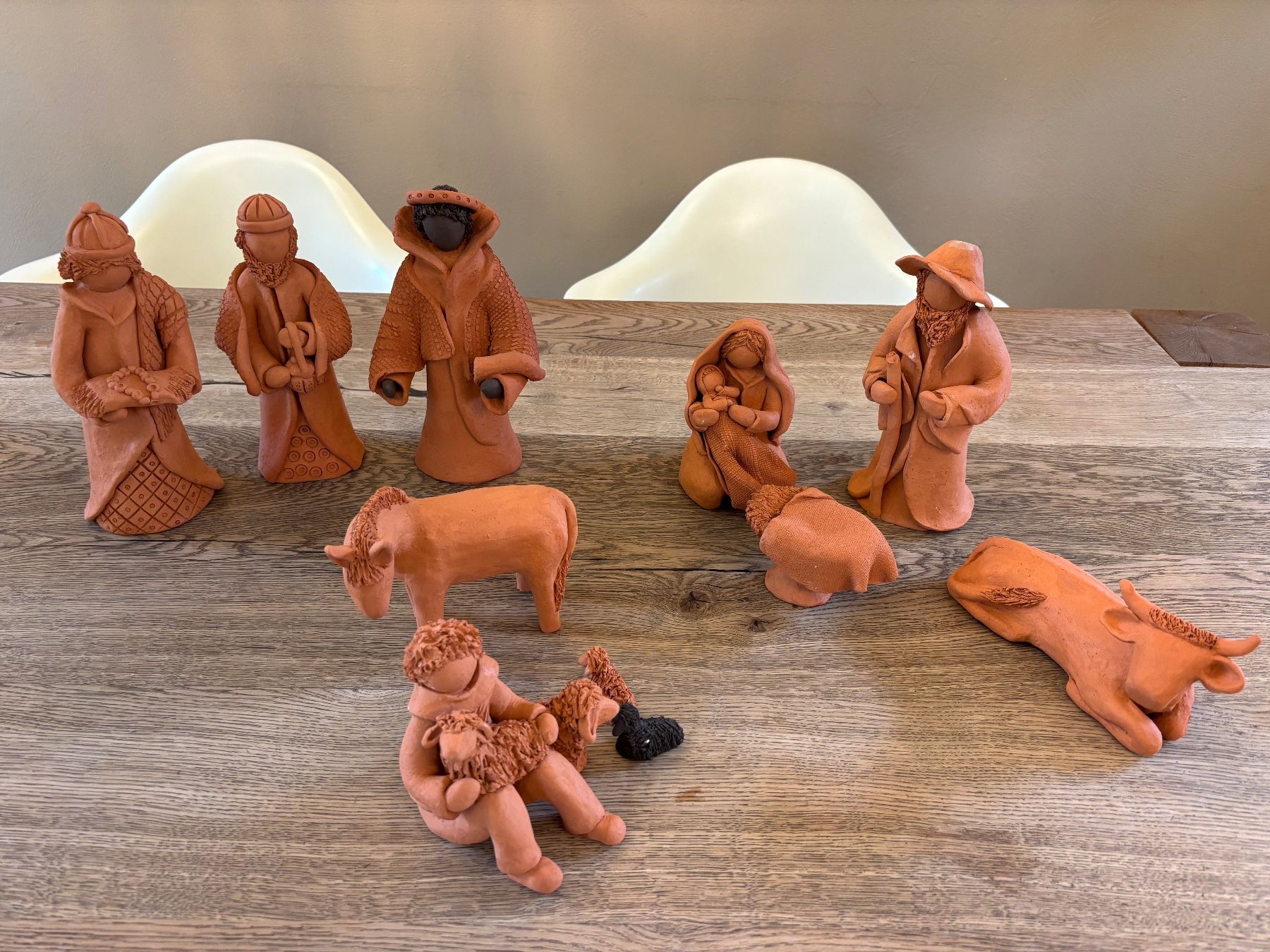 Tutte le decorazioni: Krippenfiguren aus Ton, handgetöpfert – Usato da Kilchberg ZH venduto da I.Illi