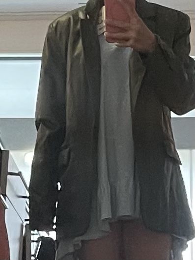 Pull&Bear Giacche: Blazer Pull&Bear Damen Blazer Khaki Kunstleder Gr. M - Neu! – Usato da Rüschlikon venduto da leo_mwz2 1