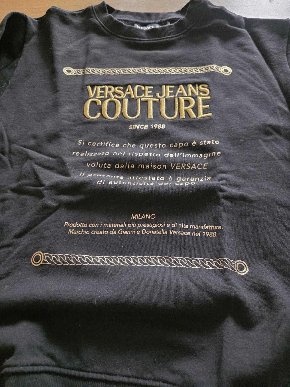 Versace Pulls & Sweat-shirts: Versace sweetshirt orginal blau gr.M – Neuf (Voir description) à wetzikon par Bestedienste 1