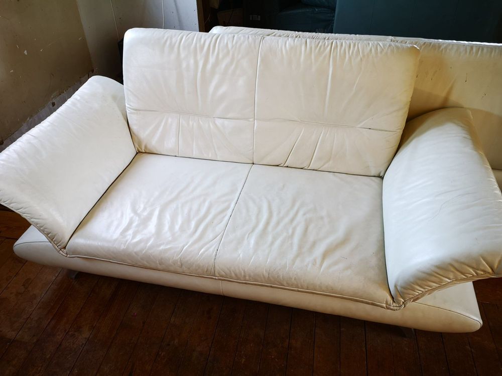 Zwei weisse Sofas Kaufen auf Ricardo