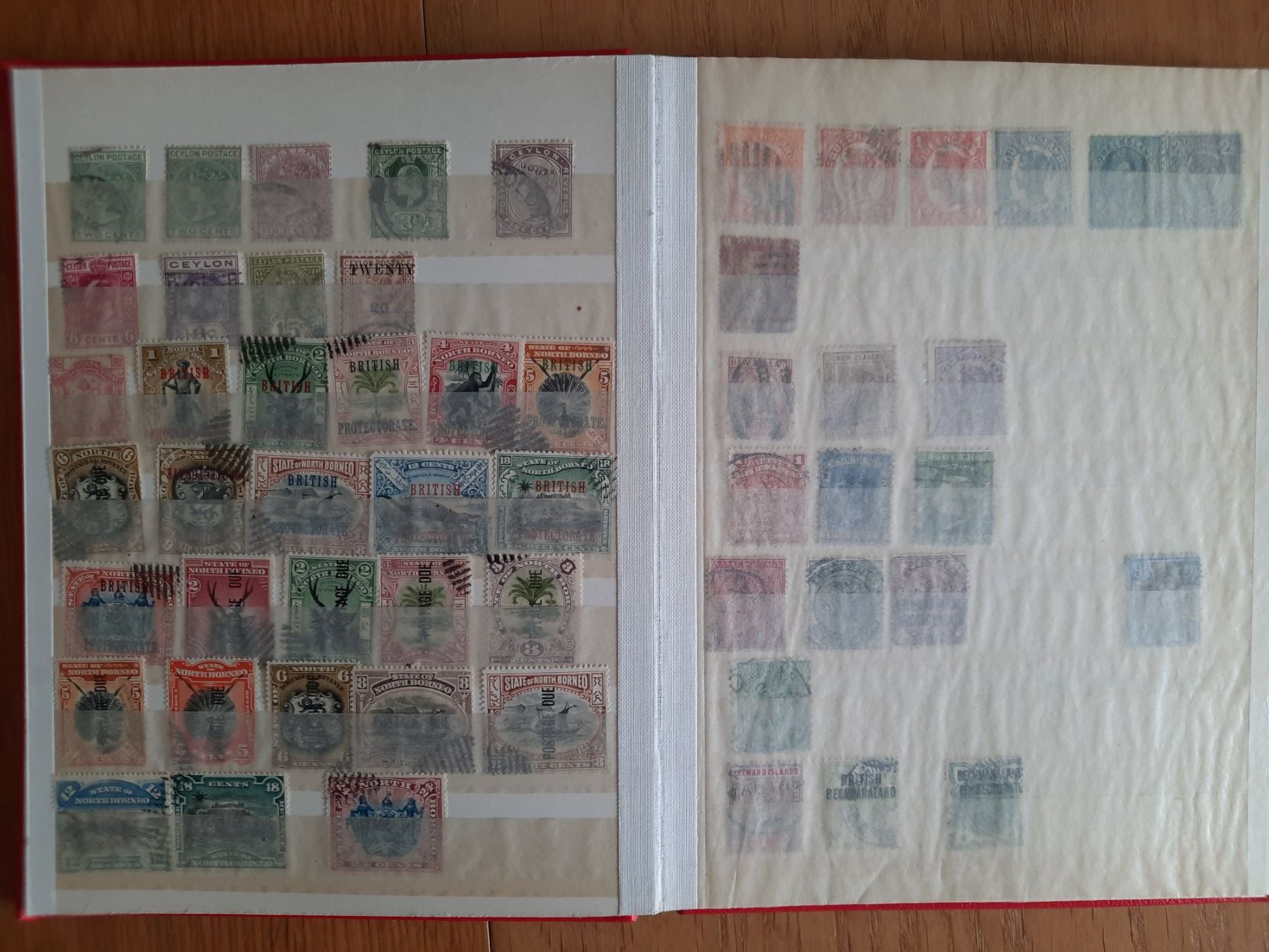 Alle Briefmarken: Lot Engl. Kolonien – Gebraucht aus Trimbach von monga01 6