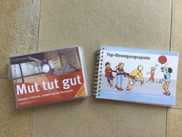 55 Karten/Bewegungsförderung f.Kinder/ / "Mut tut gut",