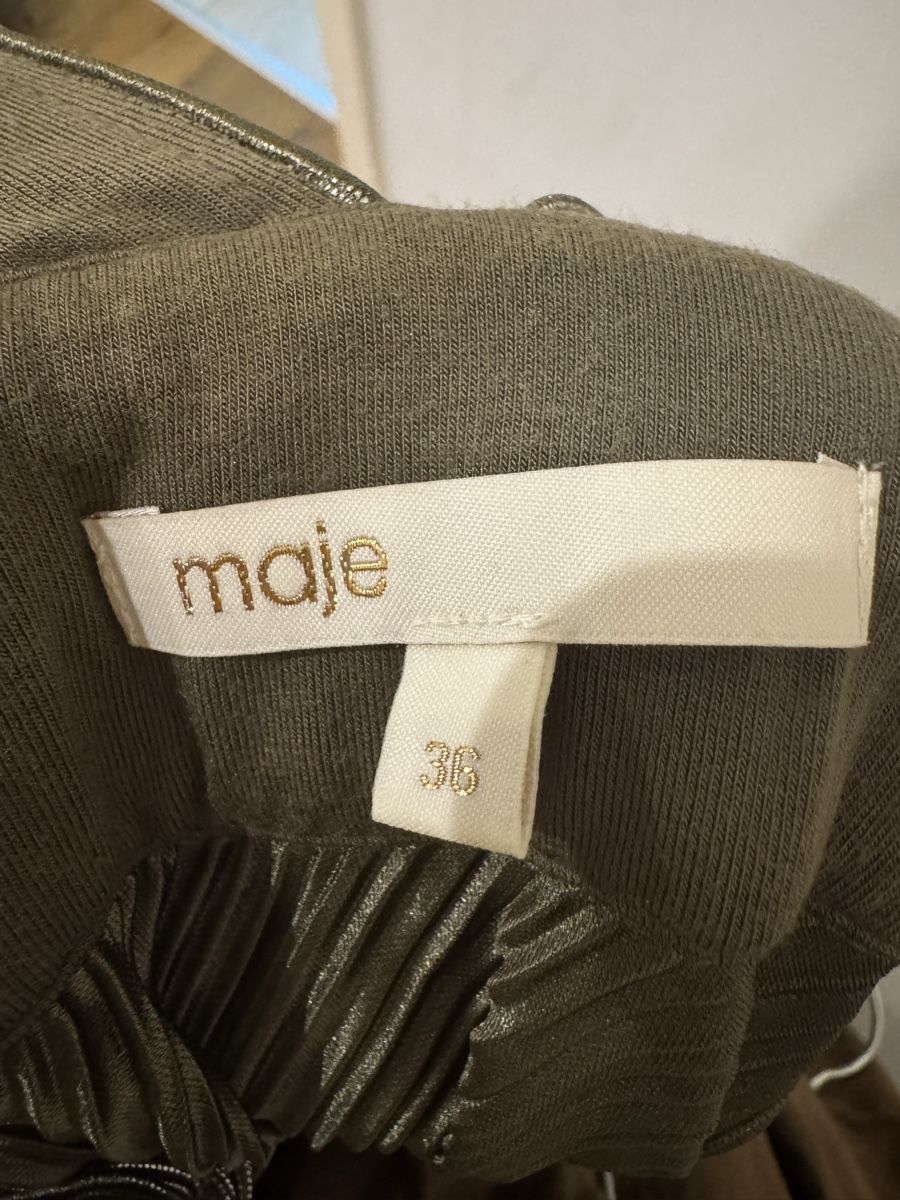 Maje Kleider: Maje Kleid lang metallic Grösse 36 – Gebraucht aus Kilchberg ZH von Design_ 3