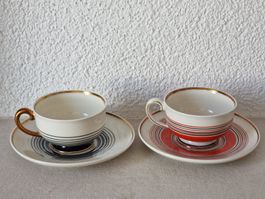 2er Set Vintage Tassen Langenthaler Porzellan 1930er ☕️