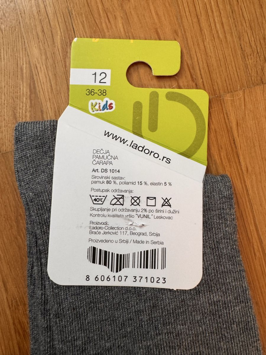 Calze per bambini: Kinder Socken Grösse 36-38 Grau Neu! – Nuovo e nell'imballaggio originale da Jona venduto da Good_luck1_ 2