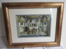Anton Pieck - 3D-Bild "Die goldene Gans" der Gebrüder Grimm